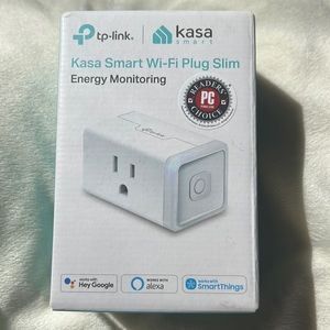 Kasa Smart Wi-Fi Plug Slim Energy Monitoring